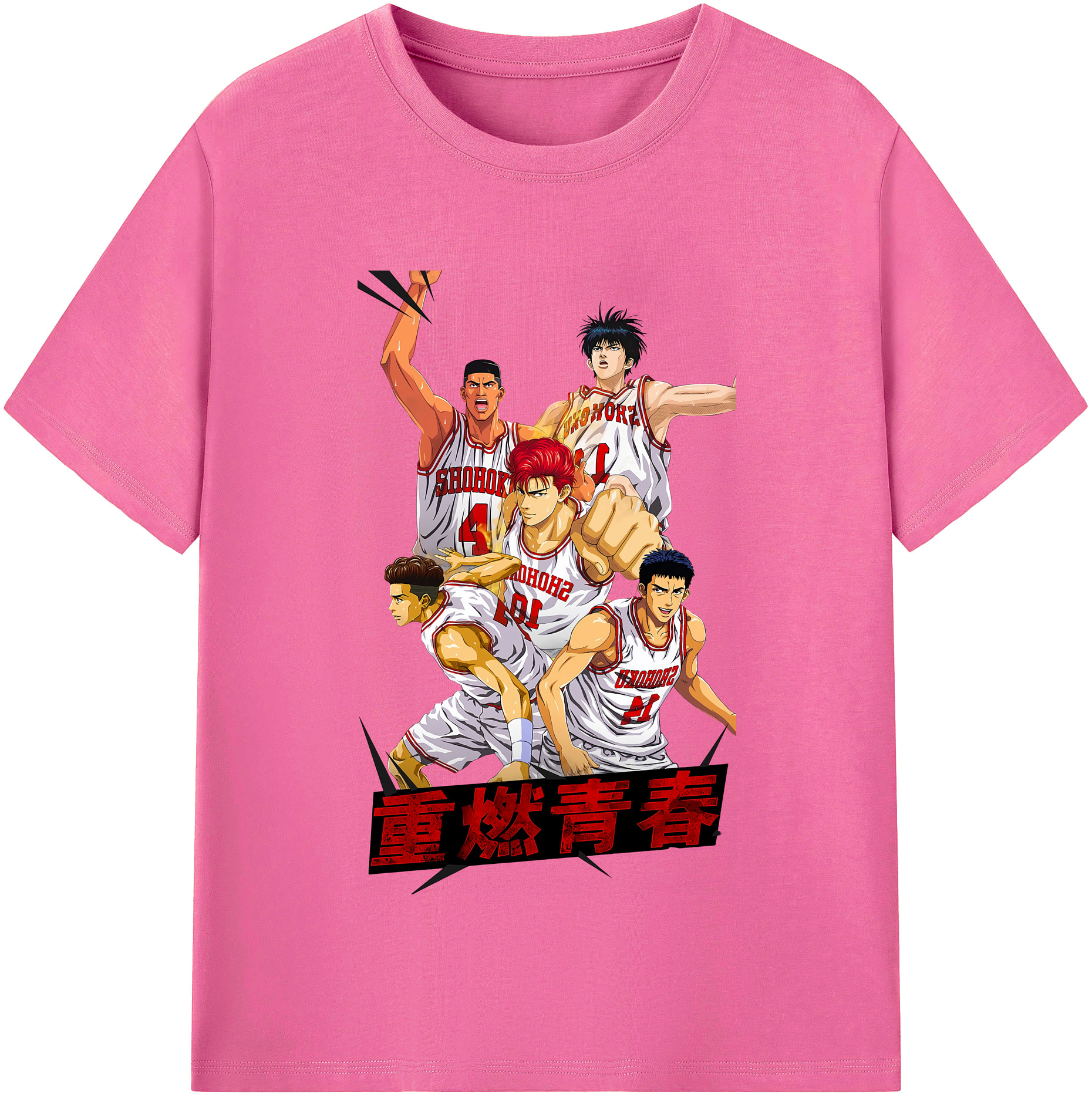 （画像用） SLAM DUNK／スラムダンク レディースカジュアルプリントTシャツ（綿100％）